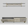 Hanah Home Frida - Mueble de TV Blanco